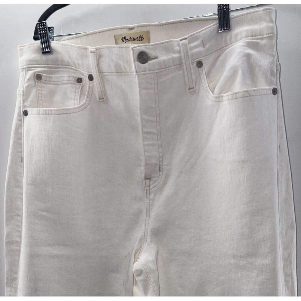 Madewell Classic Straight‎ Women's Jeans Size 32 Tile White